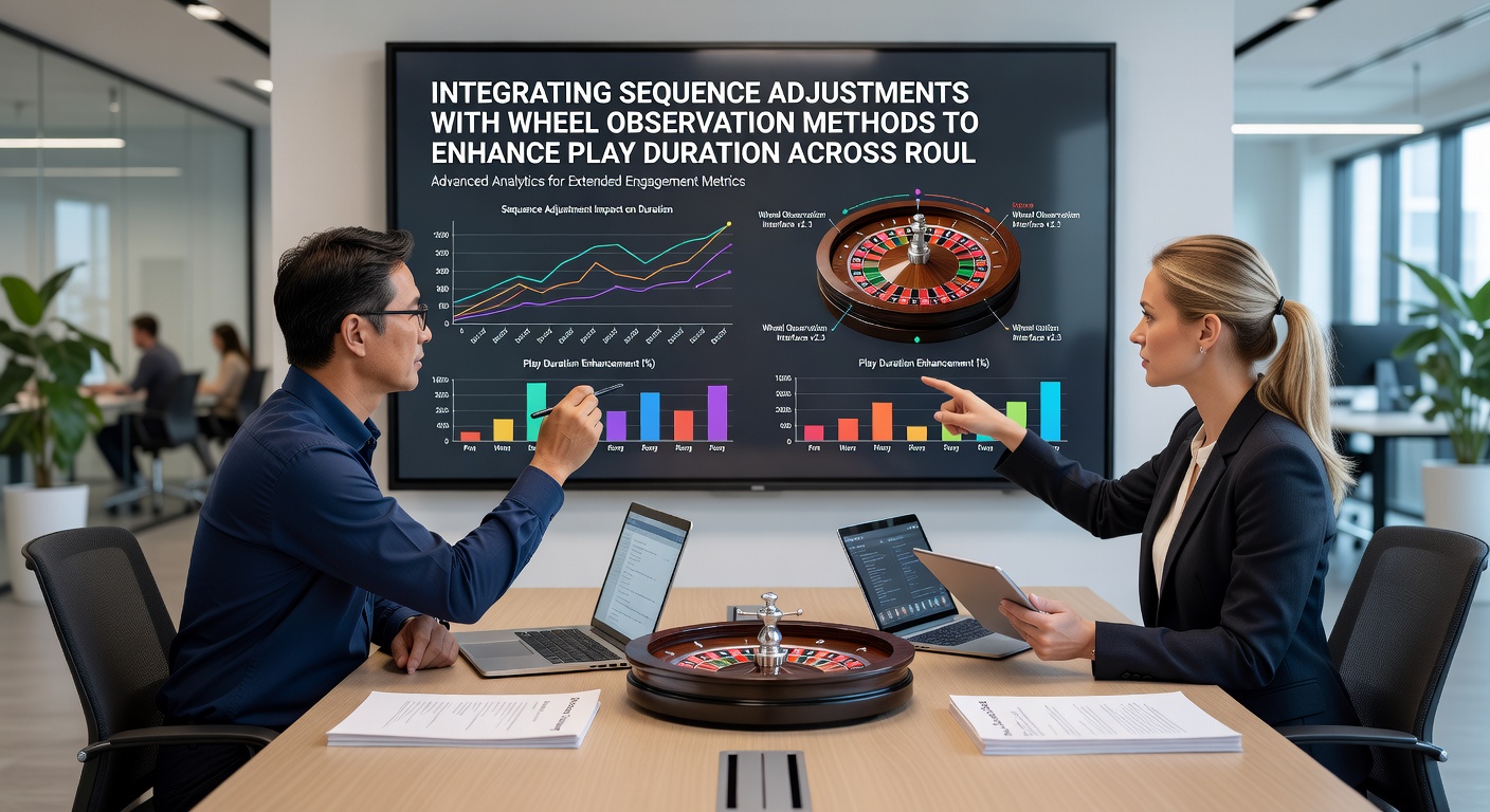 Digital roulette interface showing sequence adjustment sliders next to live wheel tracking statistics and session duration metrics
