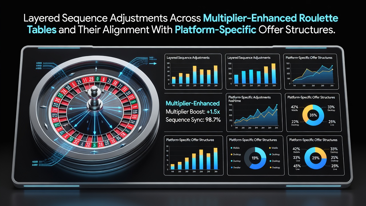 Multiplier-enhanced roulette table showing random number multipliers and betting grid layout