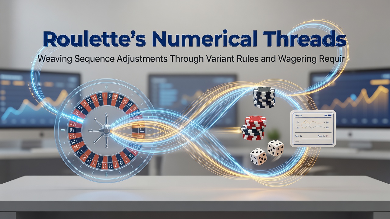 Diagram illustrating sequence adjustments across roulette variants and bonus wagering flows