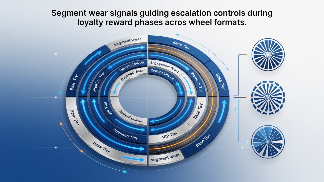 Roulette wheel segment close-up showing wear patterns across different formats