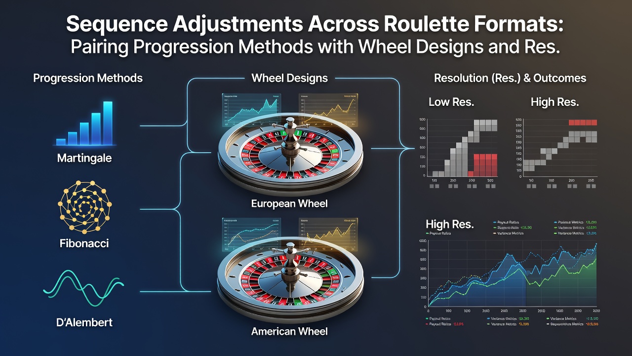 Bankroll allocation chart overlaid on roulette table layout