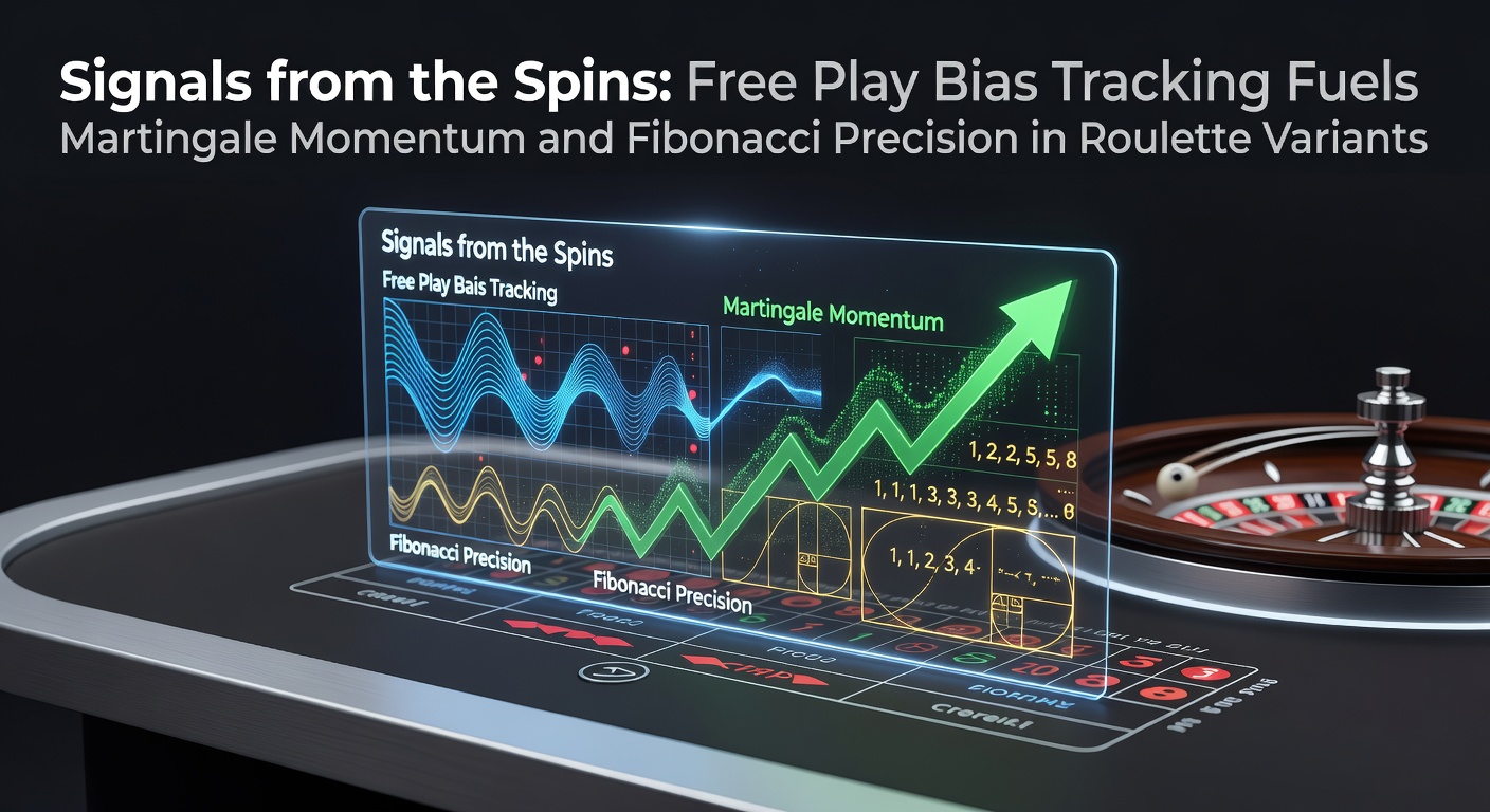 Roulette wheel in motion with digital overlay tracking spin patterns and bias indicators