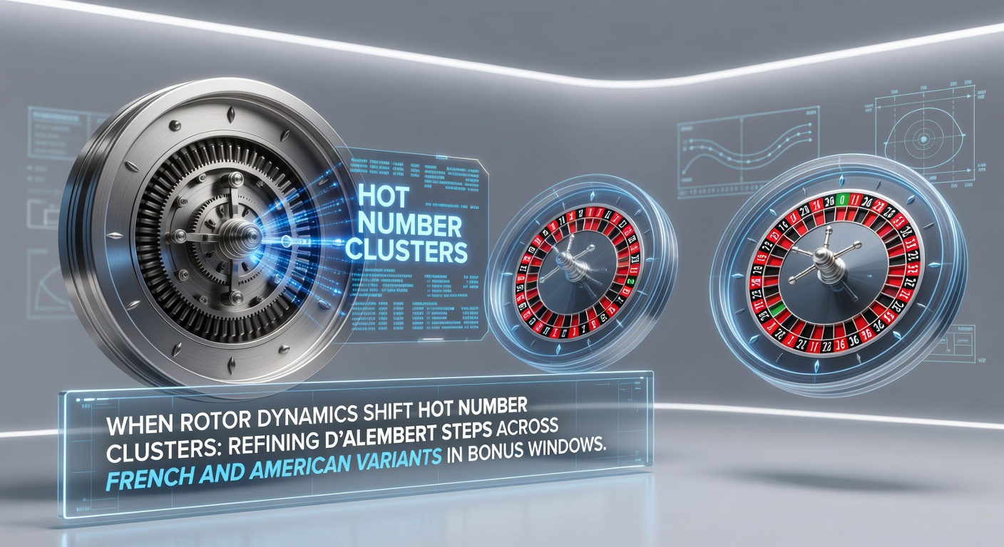 Roulette wheel rotor dynamics showing number cluster patterns during play